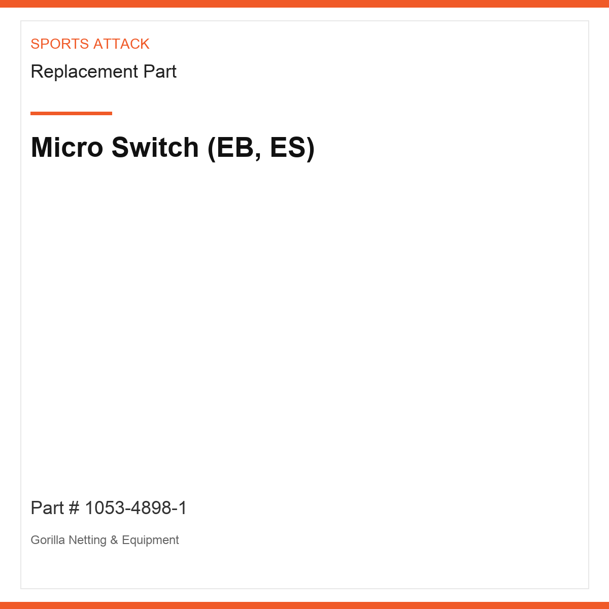 Micro Switch (EB, ES)