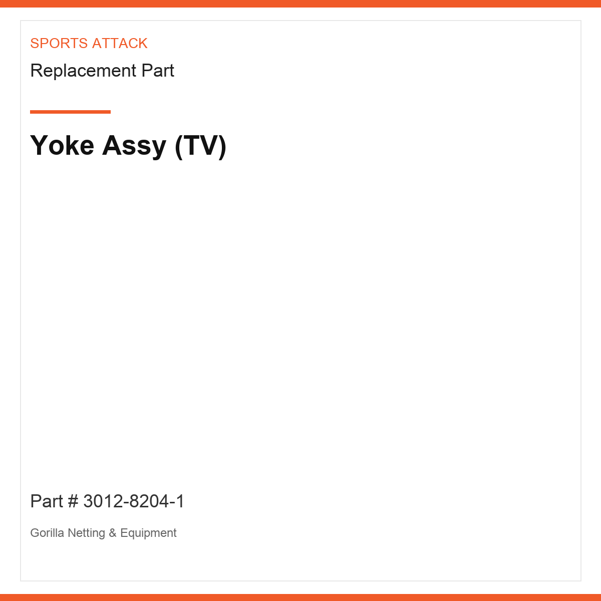 Yoke Assy (TV)