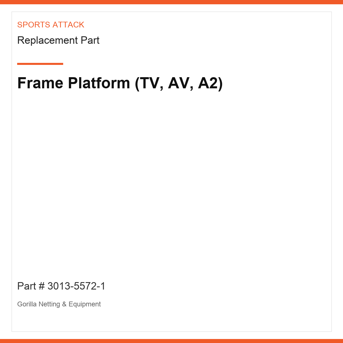 Frame Platform (TV, AV, A2)