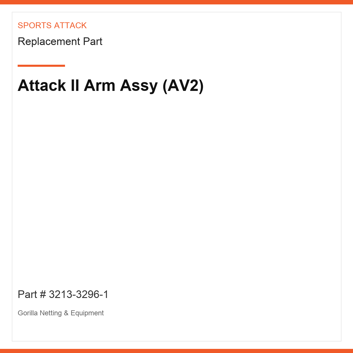 Attack II Arm Assy (AV2)