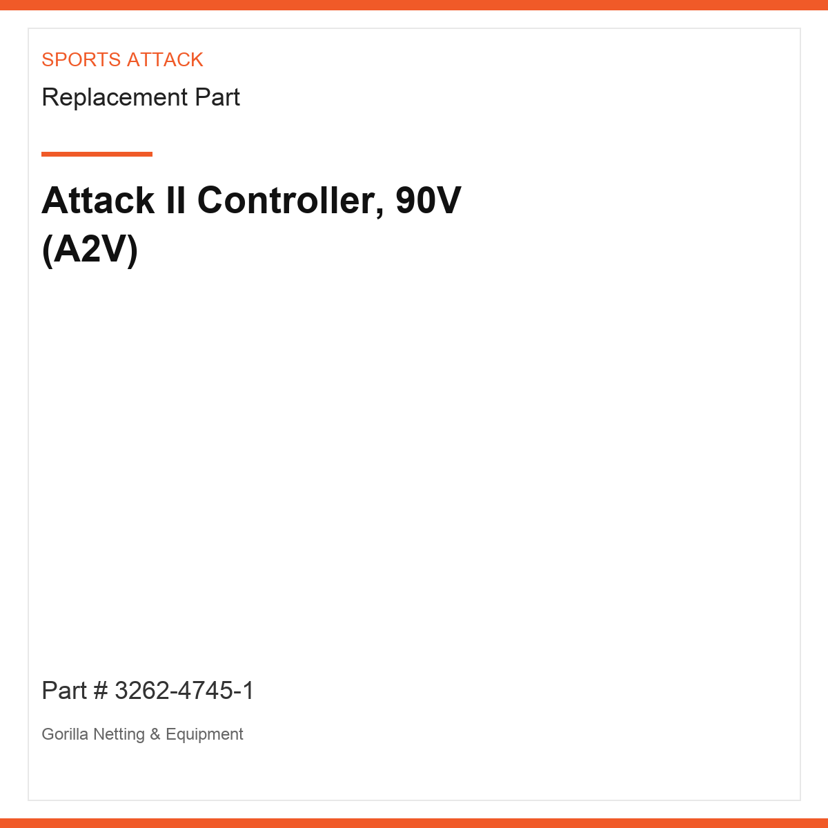 Attack II Controller, 90V (A2V)