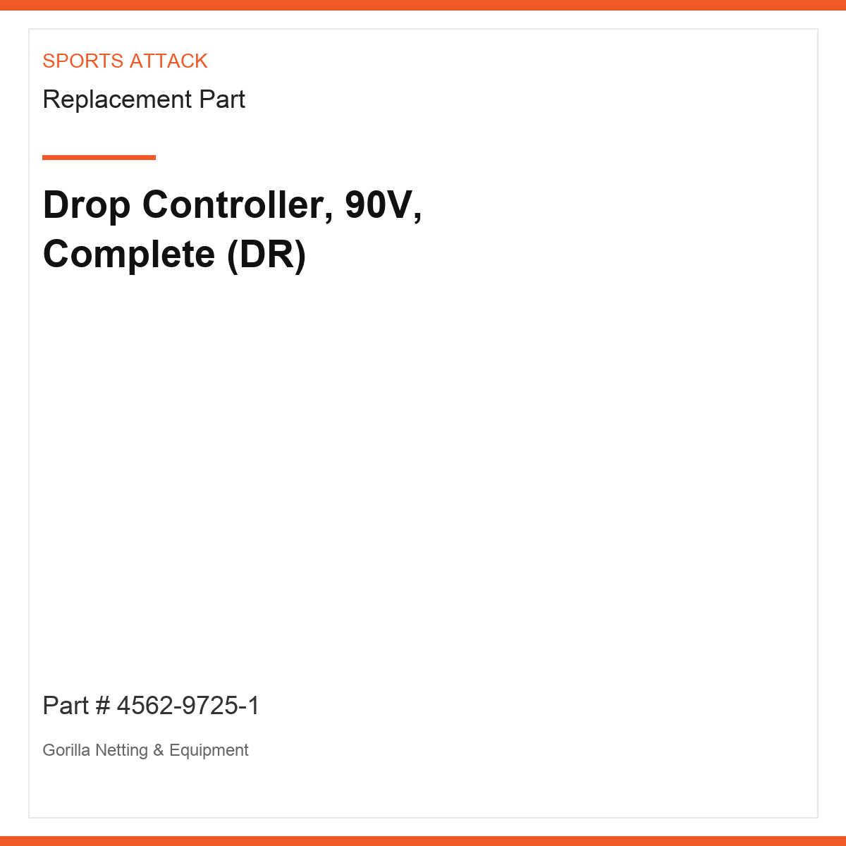 Drop Controller, 90V, Complete (DR)