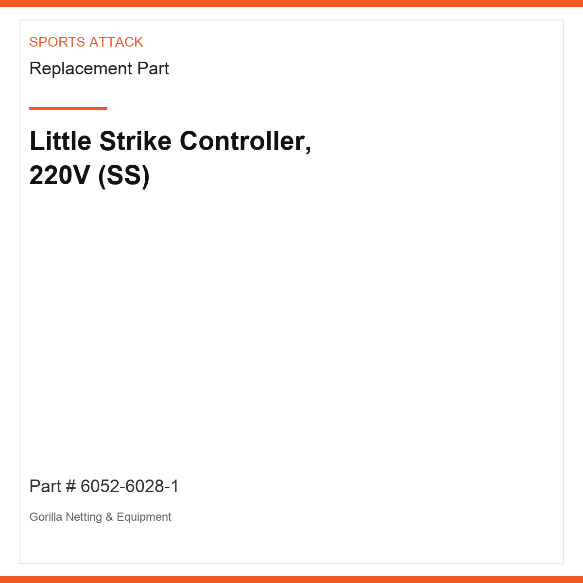 Little Strike Controller, 220V (SS)