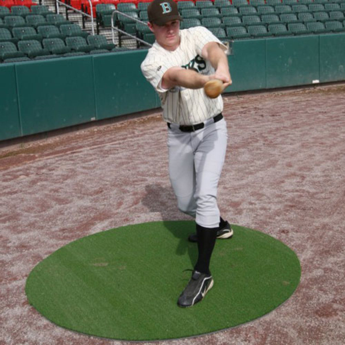 Círculos de cubierta verde liso (juego de 2)