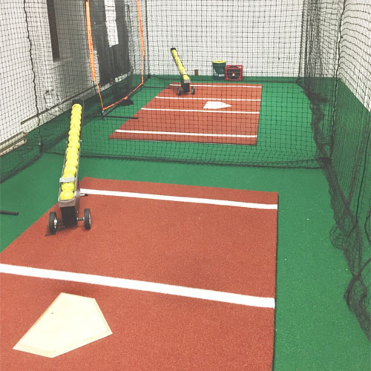 12' x 7' Clay Softball Batting Mat Pro with Lines - Portable & Durable