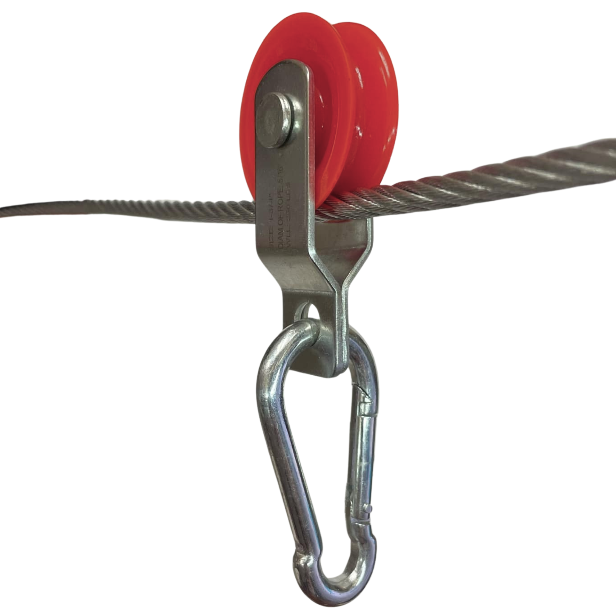 Fiberglass Galvanized Steel Roller Slider Pulley