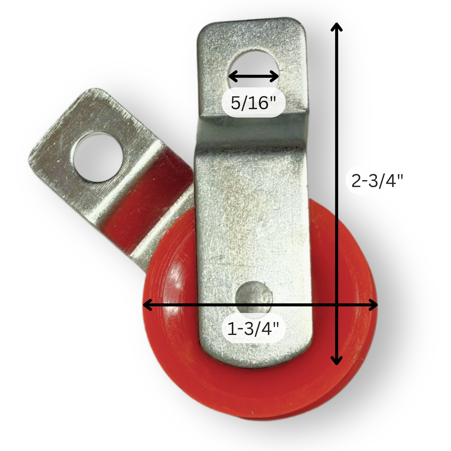 Fiberglass Galvanized Steel Roller Slider Pulley