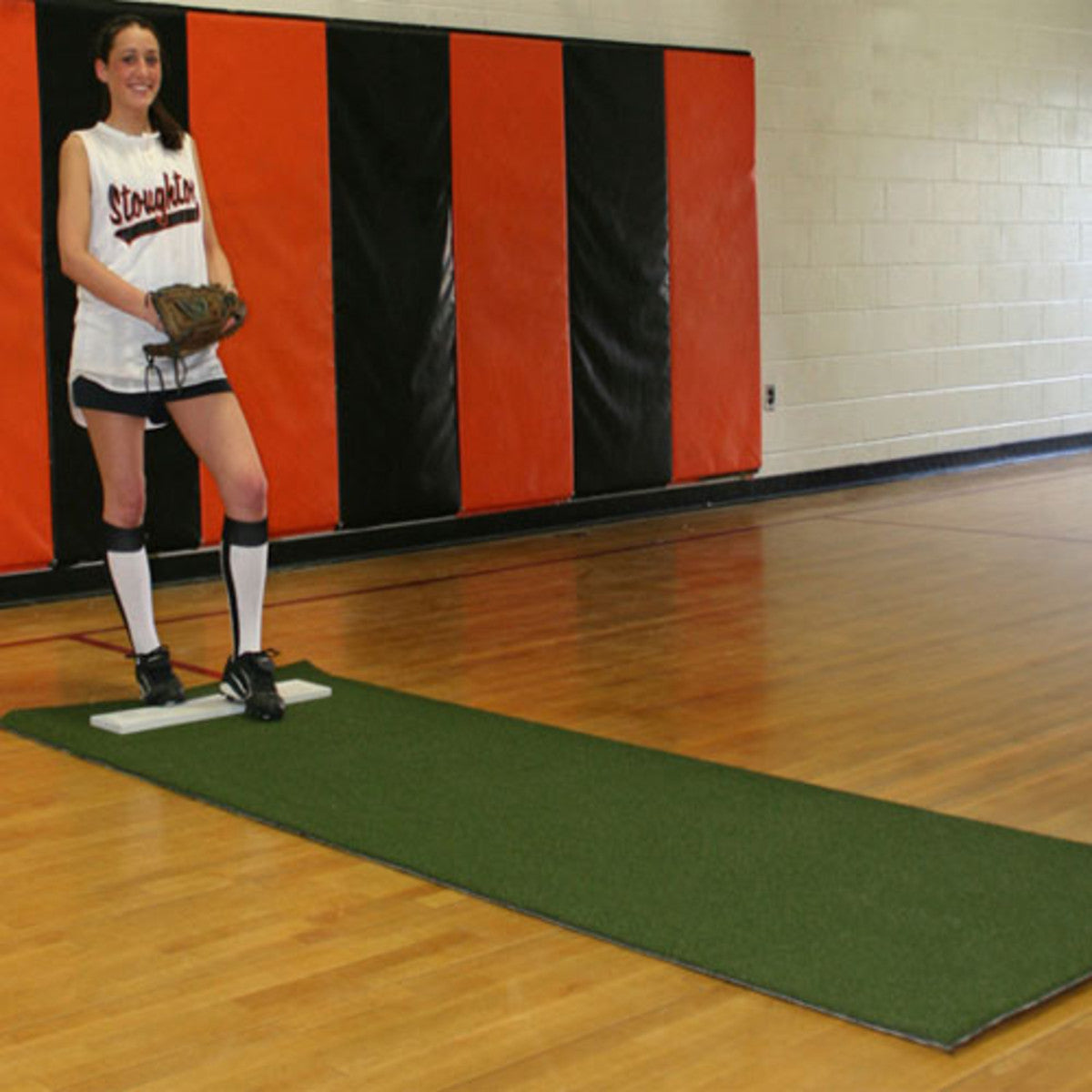 Softball Pitching Mat with Non-Skid Back: Train Like a Pro