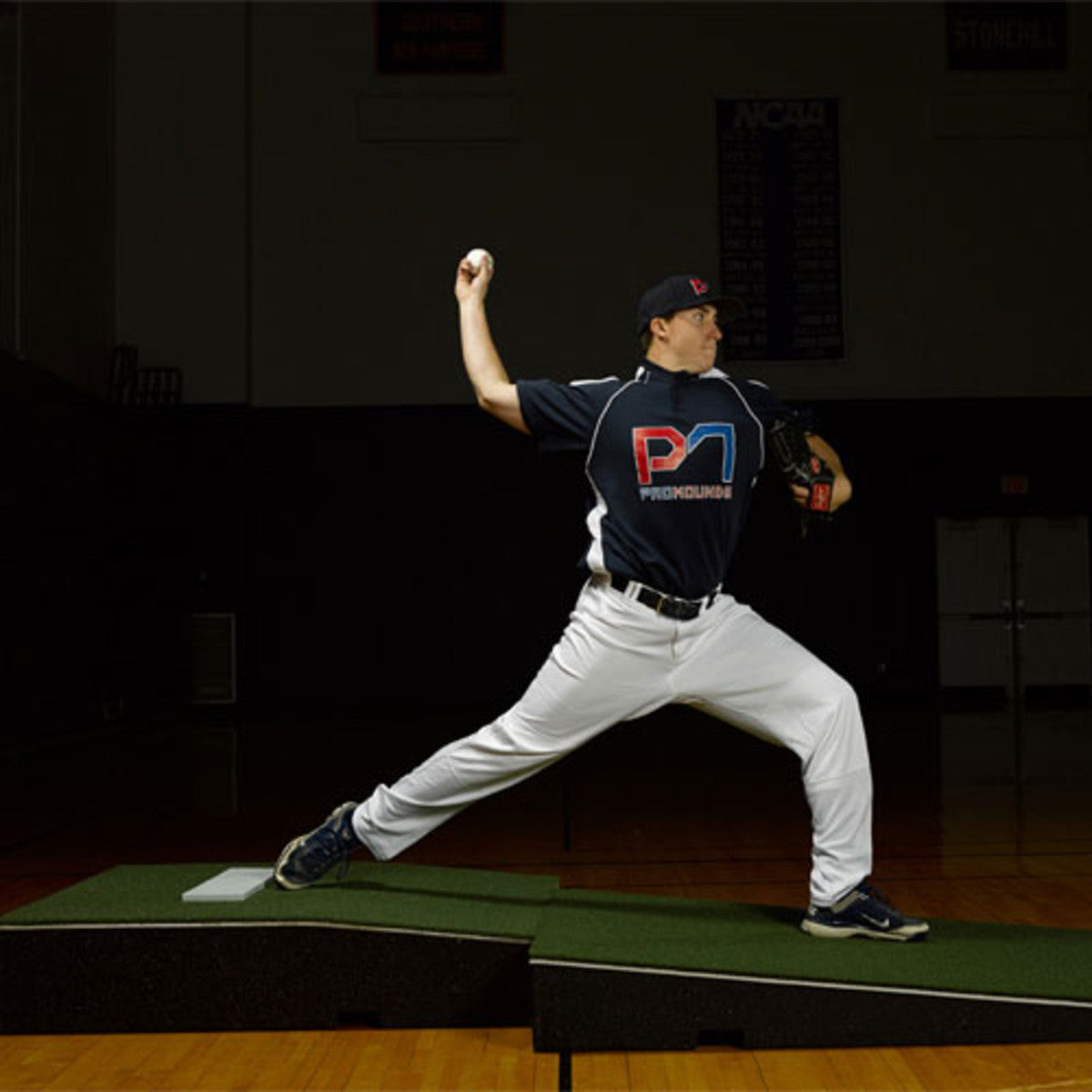 ProMounds Professional Two-Piece Pitching Mound With Green Turf