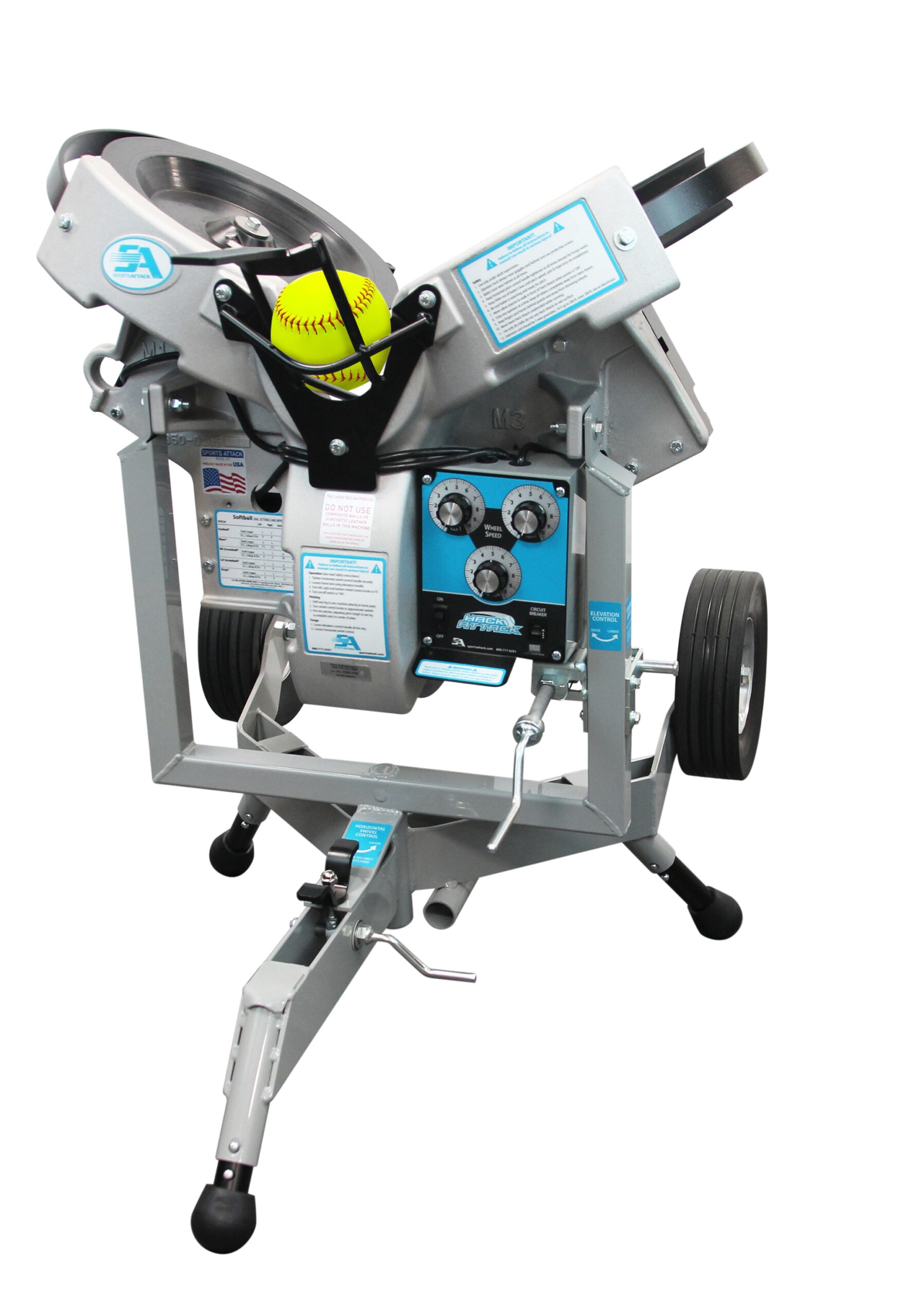 Hack Attack Softball Pitching Machine, 90V
