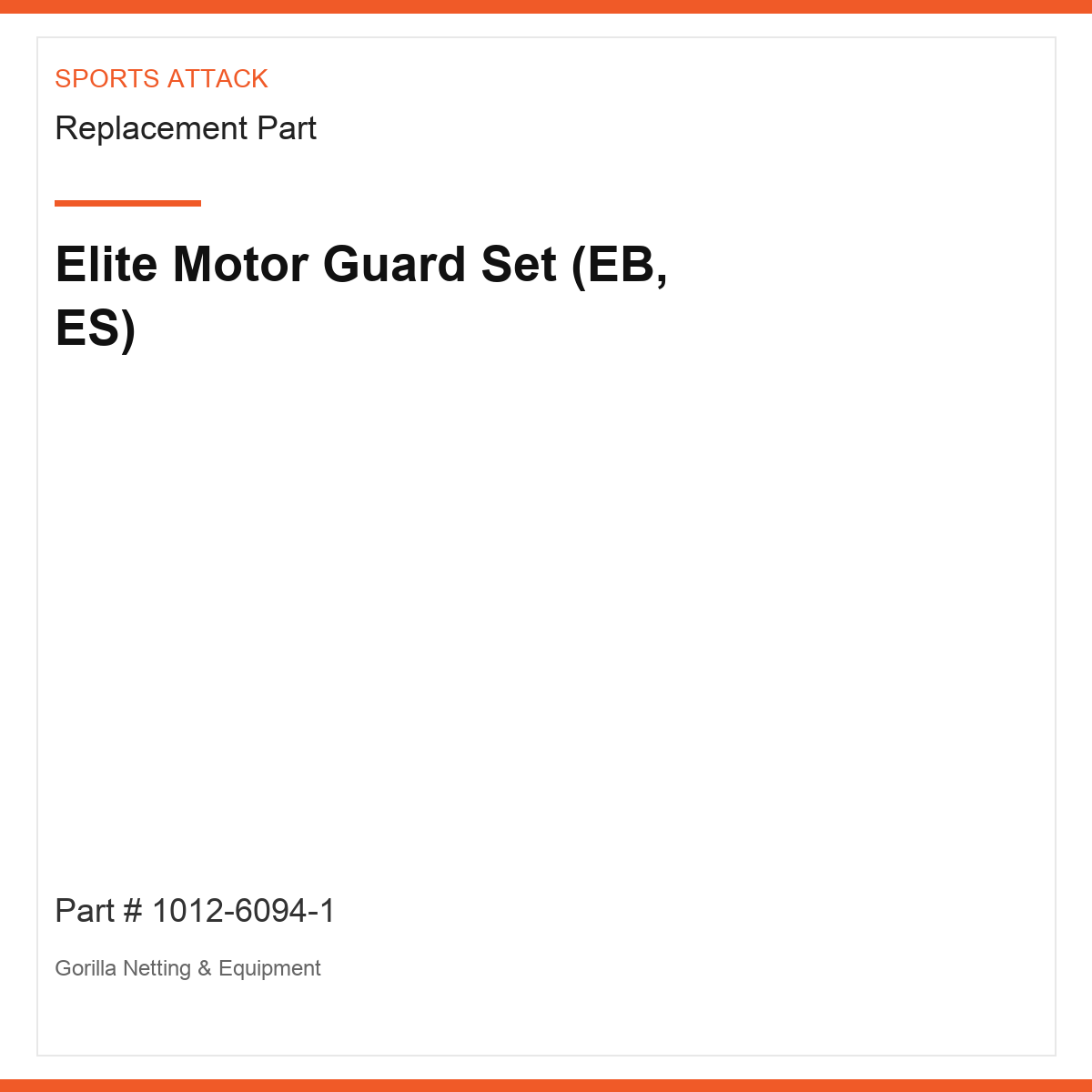 Elite Motor Guard Set (EB, ES)