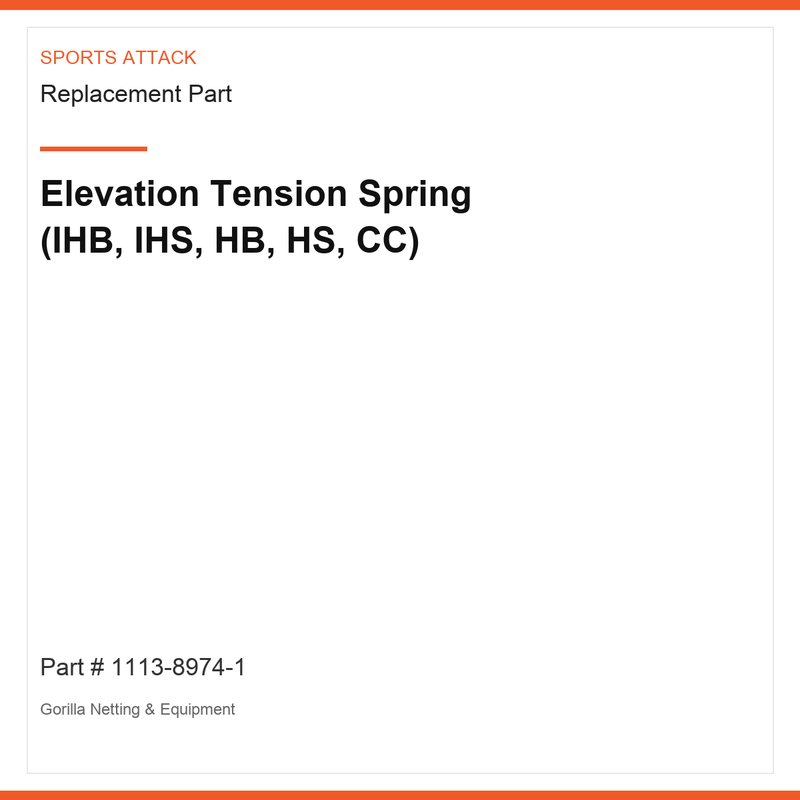 Elevation Tension Spring (IHB, IHS, HB, HS, CC)