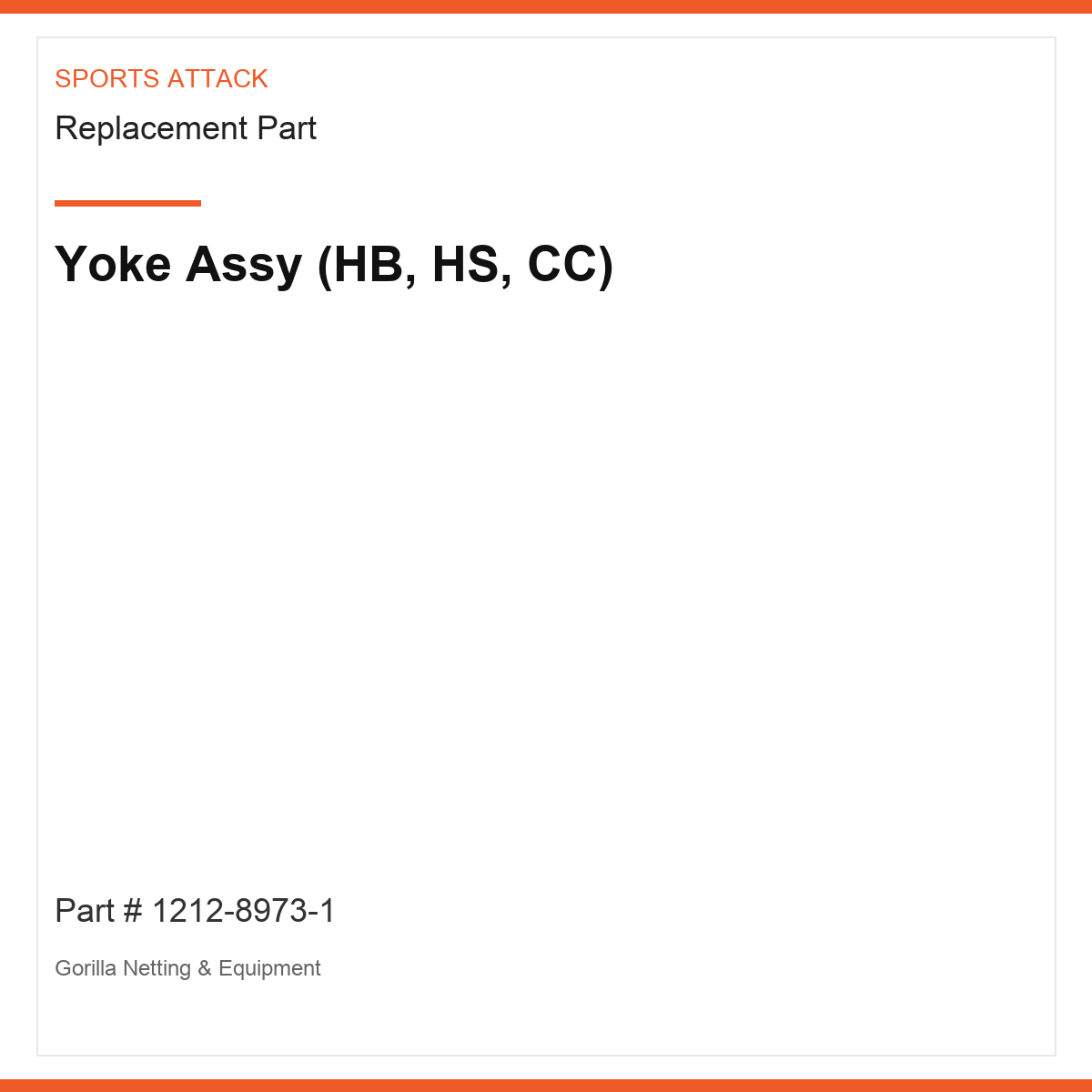 Yoke Assy (HB, HS, CC)