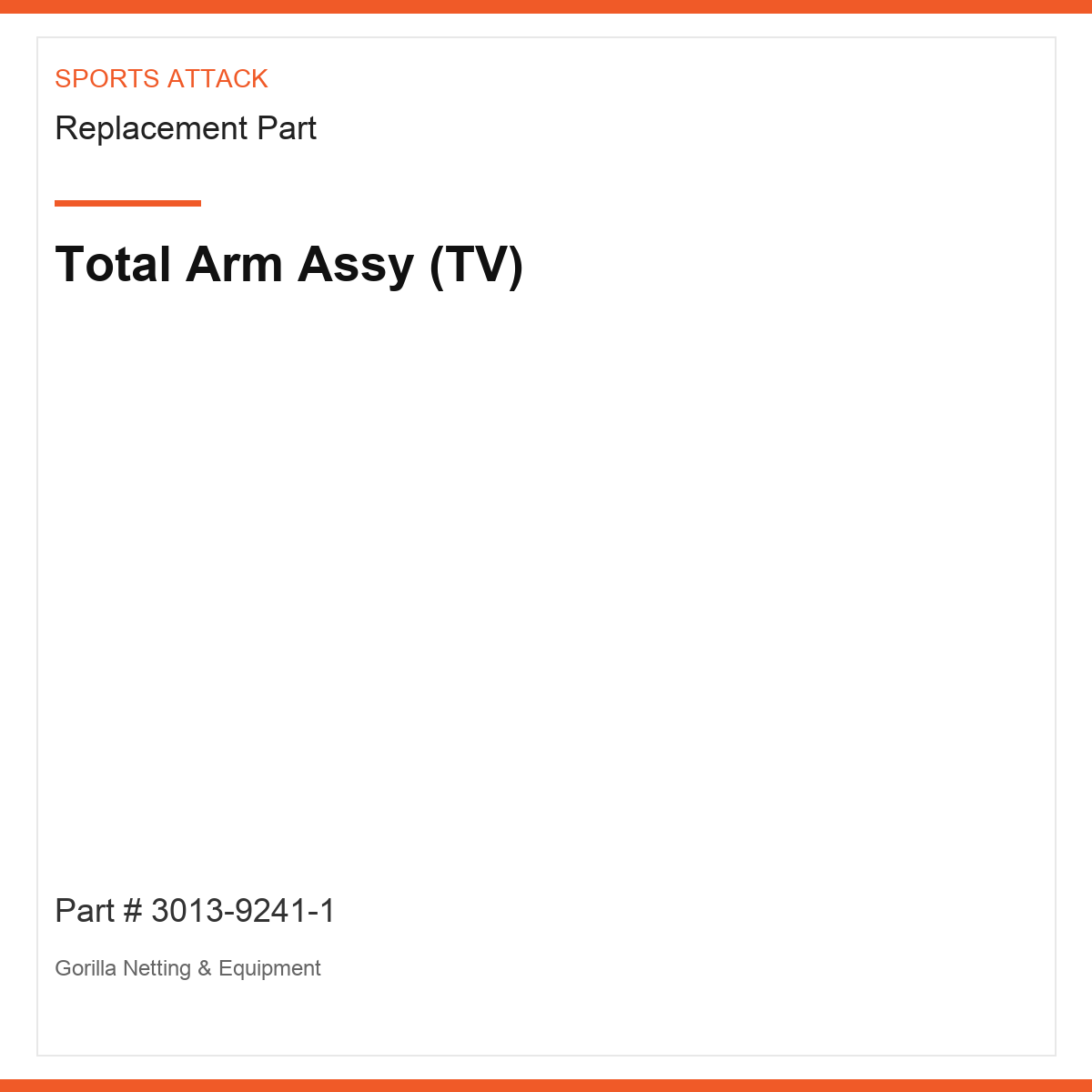 Total Arm Assy (TV)