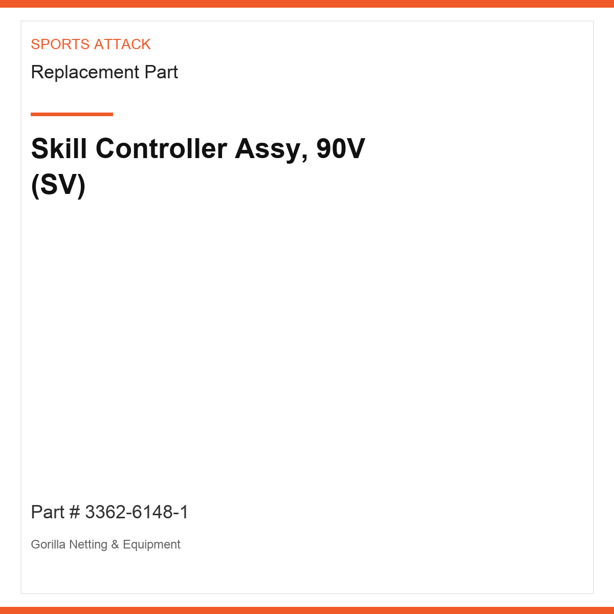 Skill Controller Assy, 90V (SV)