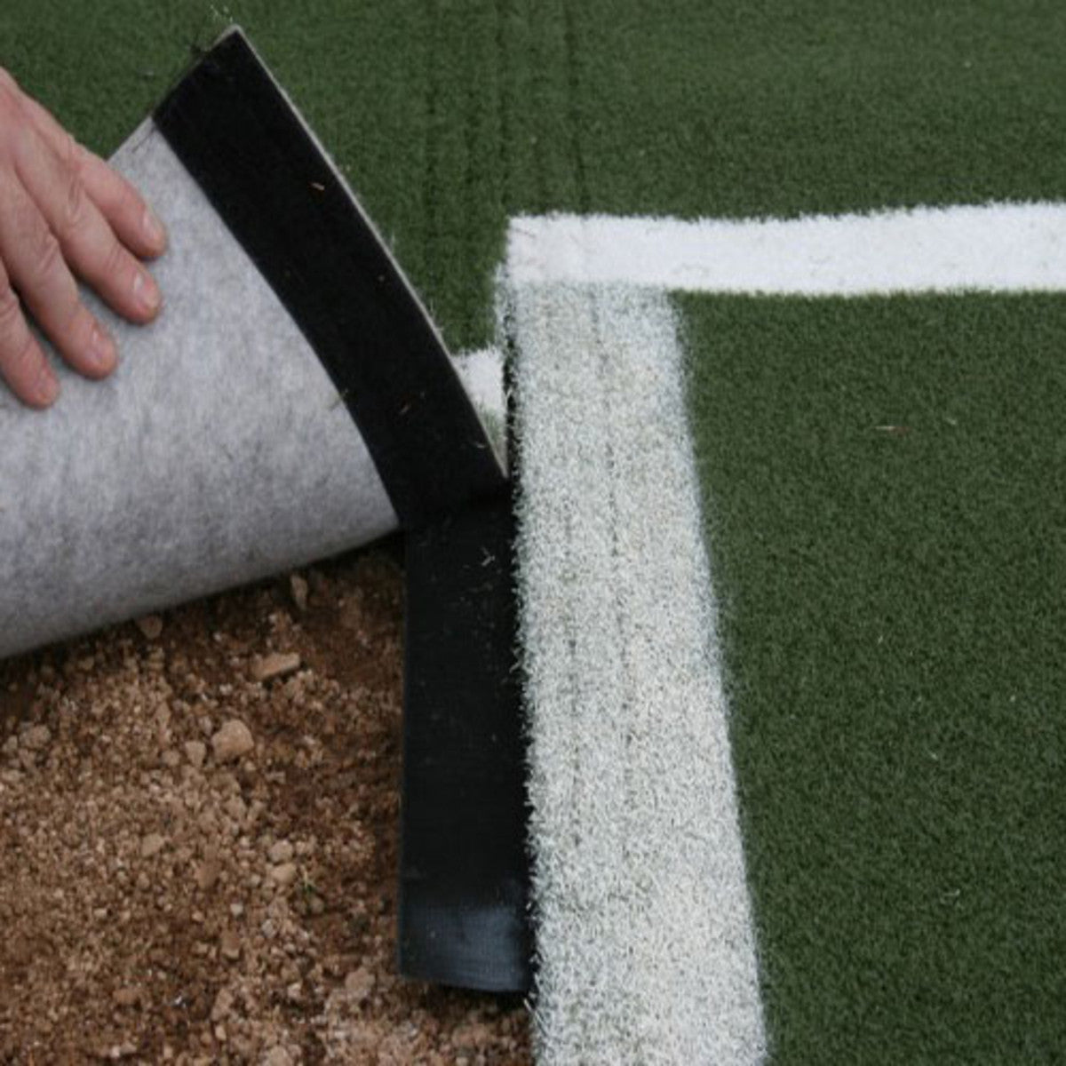 Green Batting Mat Pro With Catcher's Extension