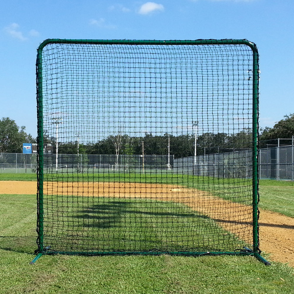 Red y marco de pantalla cuadrado Dynamax Sports Pro de 7' x 7' 