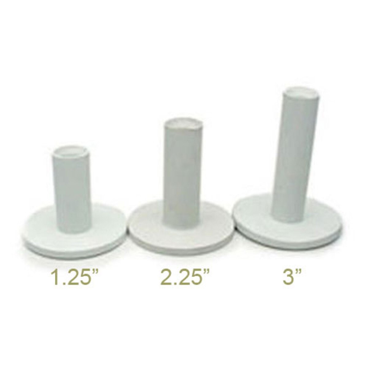 2.25" Rubber Golf Tee Set of 10