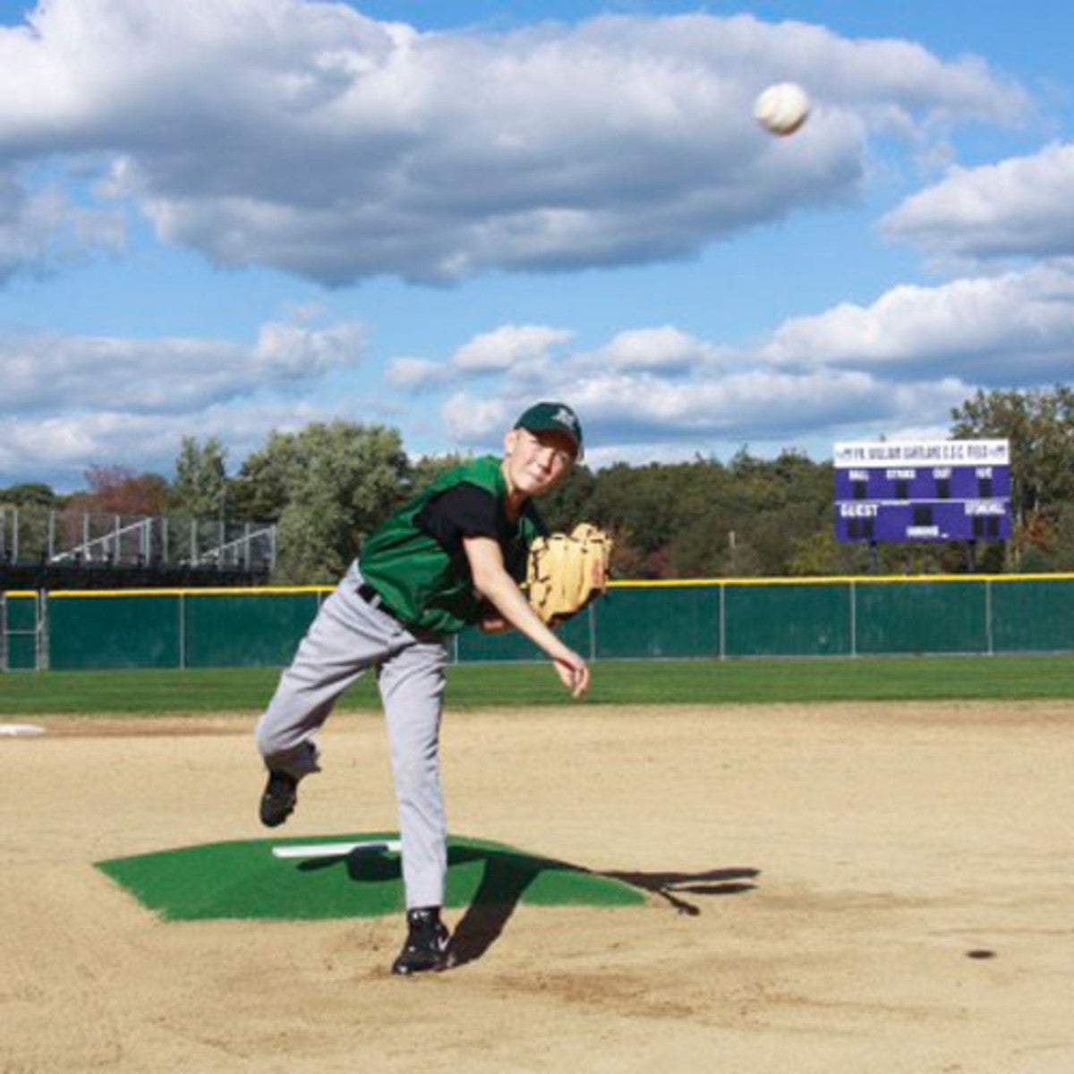 ProMounds 6" Green Bronco Pitching Mound