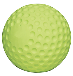 Dimpled Softball Seamed Polyurethane, Yellow 12”, Dozen . N/A